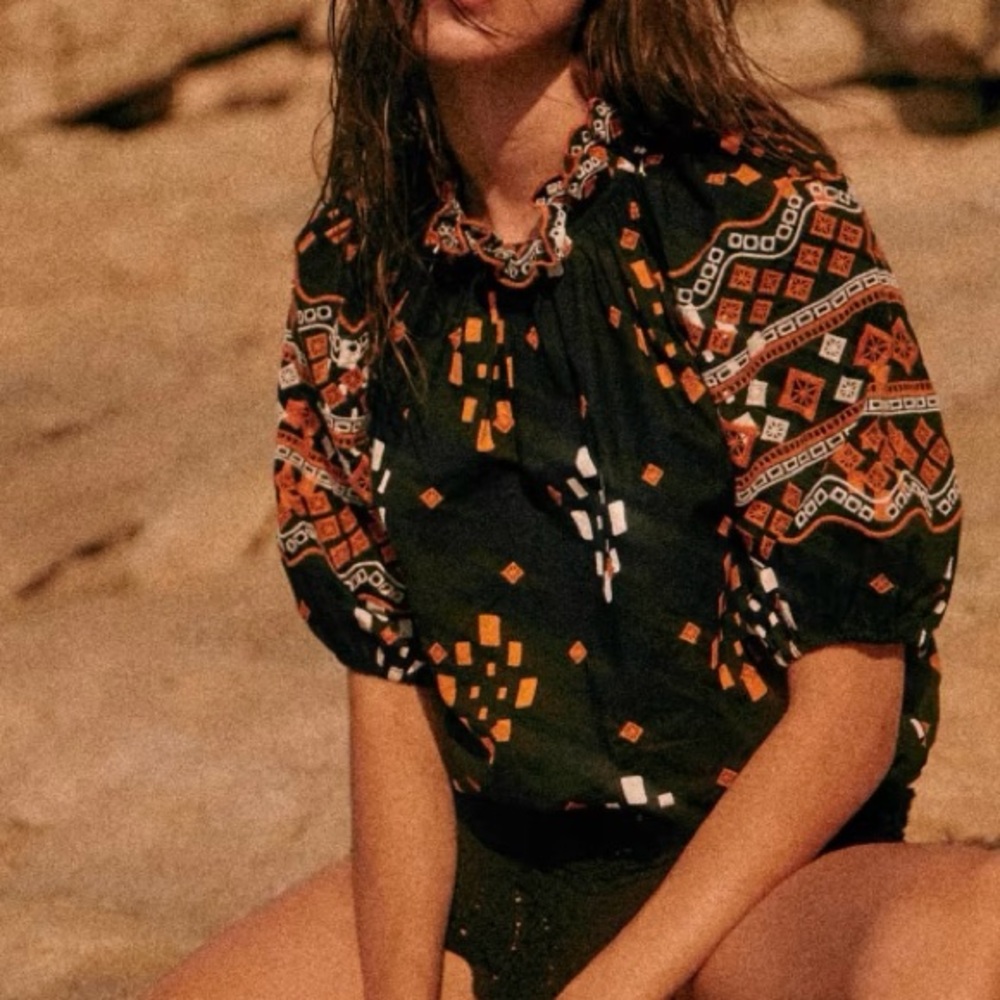 NWT Sézane Patti Blouse